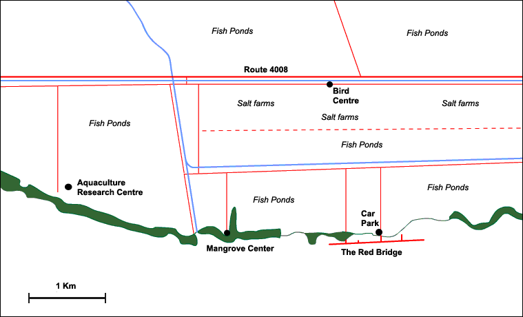 Khok Kham Birding Map