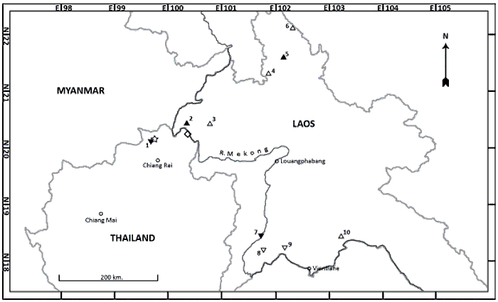 Laos Map